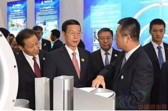 張高麗考察中國(guó)-東盟博覽會(huì)中鋁展廳